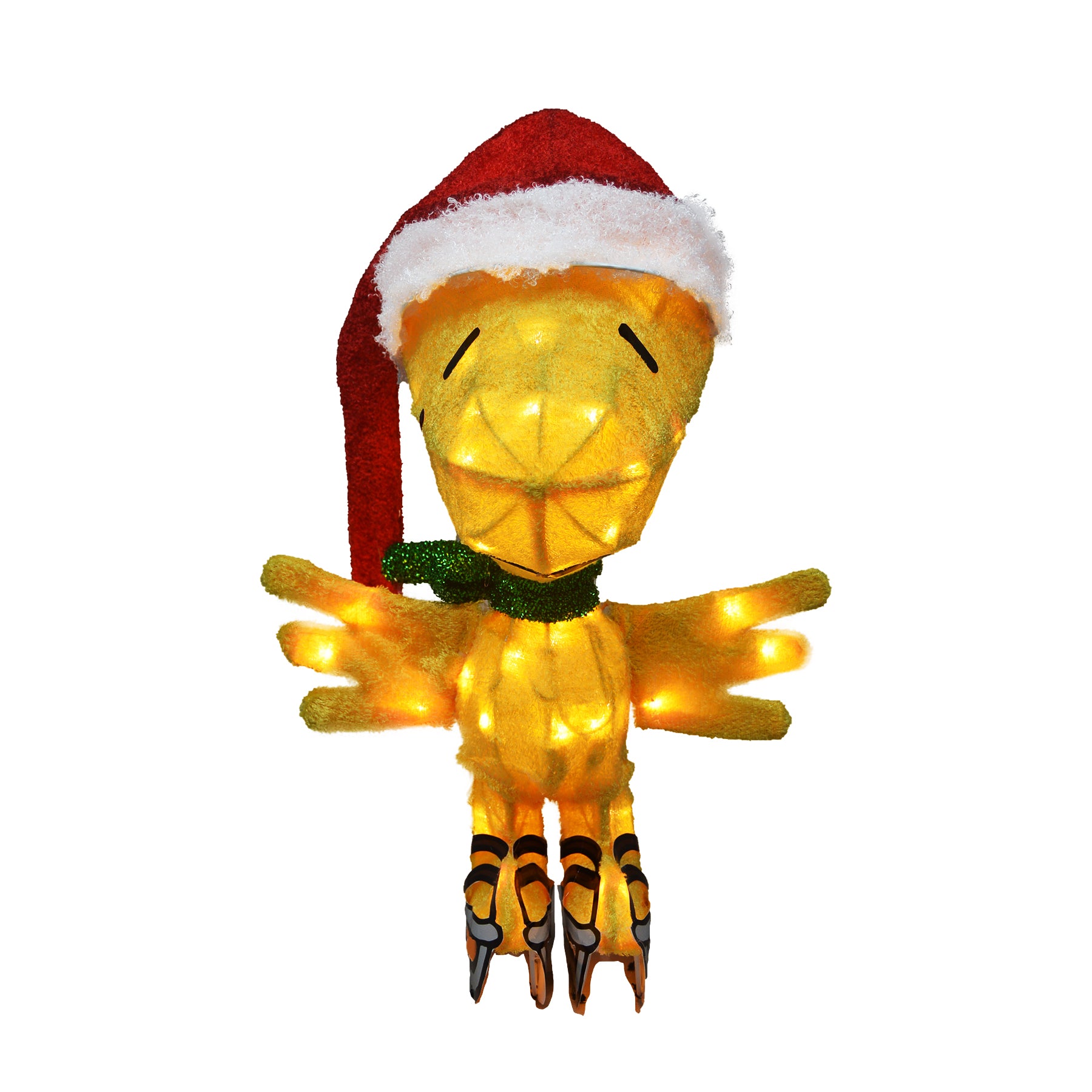 20-Inch Peanuts LED 3D Pre-Lit Yard Décor Skating Woodstock Christmas Décor image 3