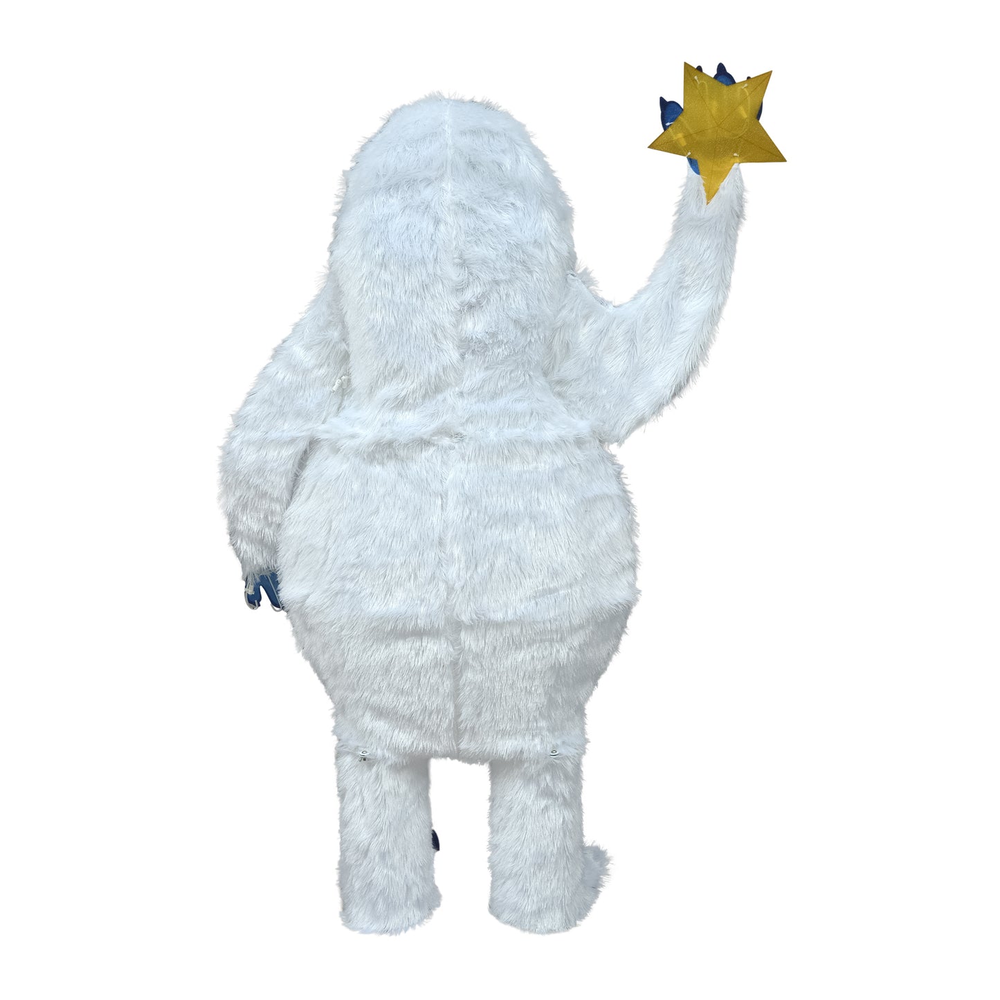 ProductWorks 56" RUDOLPH 3D PRE LIT LED YARD ART BUMBLE WITH STAR, White