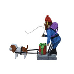 Load image into Gallery viewer, ProductWorks 34IN RUDOLPH 3D PRE LIT LED YARD ART STANDING YUKON AND DOG, Blue
