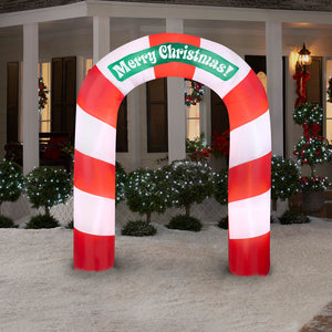 7.5' Airblown Archway Merry Christmas Inflatable