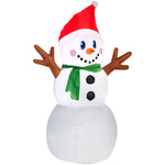 Load image into Gallery viewer, 4&#39; Airblown Outdoor Snowman Christmas Inflatable

