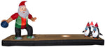 Load image into Gallery viewer, 5&#39; Airblown Santa Bowling Scene Christmas Inflatable
