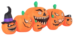 Occasions 8' INFLATABLE PUMPKIN PATCH, 8 ft Tall, Multicolored