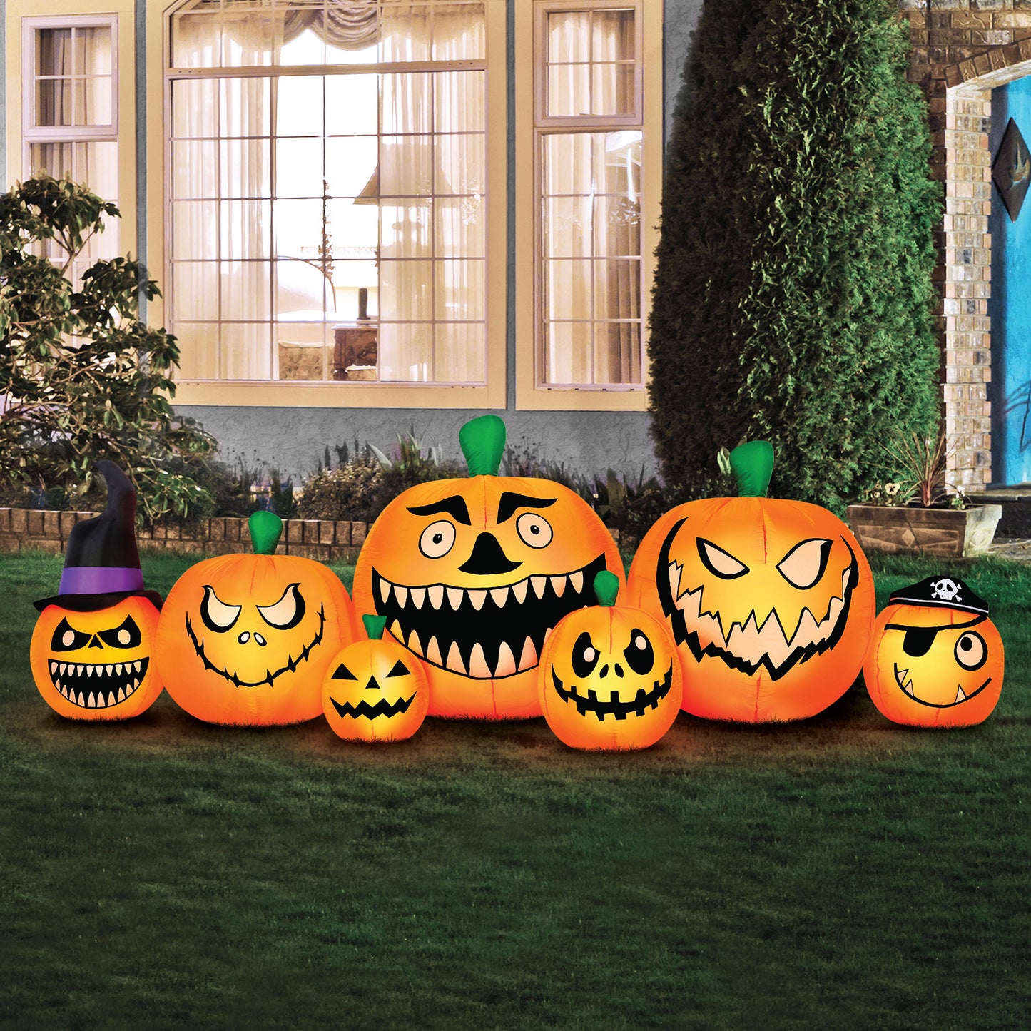 Occasions 8' INFLATABLE PUMPKIN PATCH, 8 ft Tall lifestyle