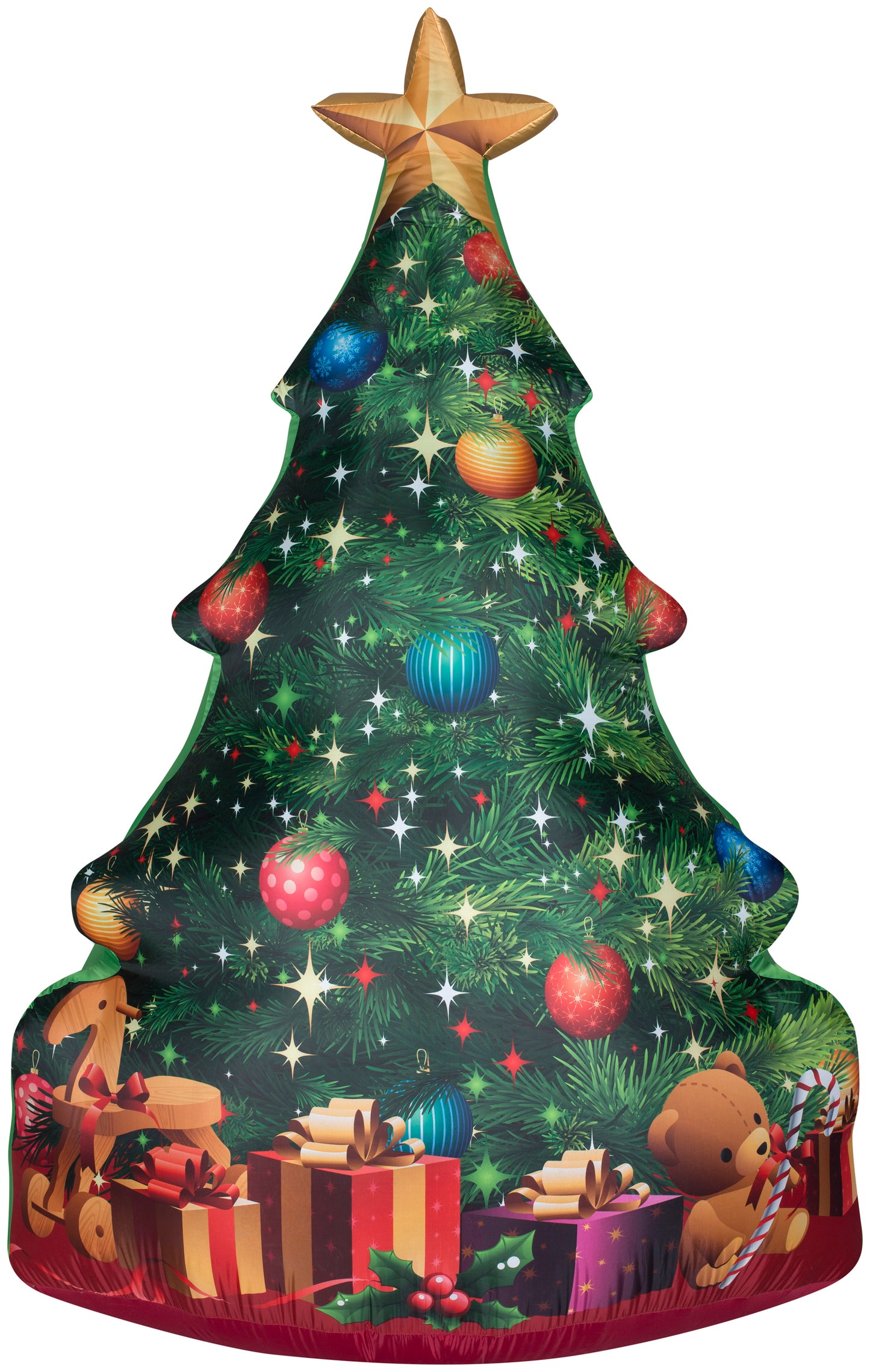 7' Photorealistic Christmas Tree Christmas Inflatable