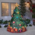 Load image into Gallery viewer, 7&#39; Photorealistic Airblown Christmas Tree Christmas Inflatable
