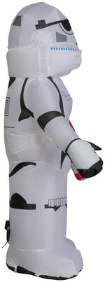 Load image into Gallery viewer, Star Wars Christmas Airblown Inflatable Stormtrooper with Candy Cane, 3.5 ft Tall, White
