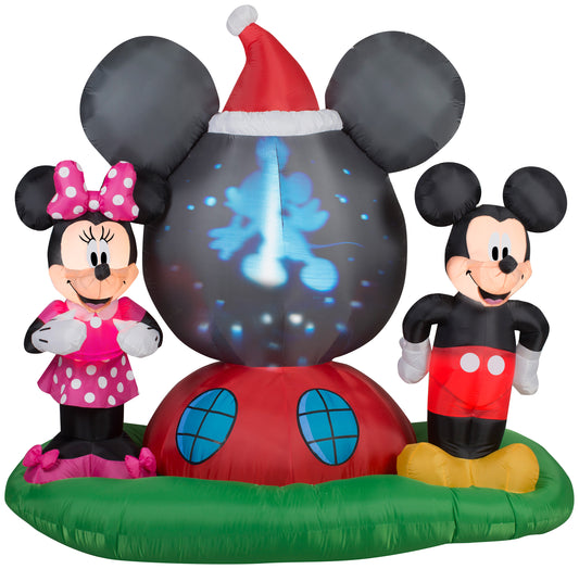 Disney Mickey & Minnie Panoramic Projection Ariblown Inflatable