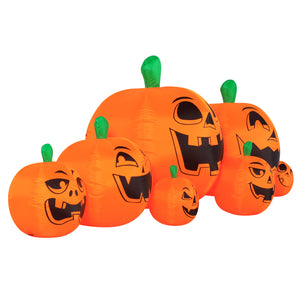 Occasions AIRFLOWZ  INFLATABLE PUMPKIN PATCH 8 FT, 3 ft Tall, Orange