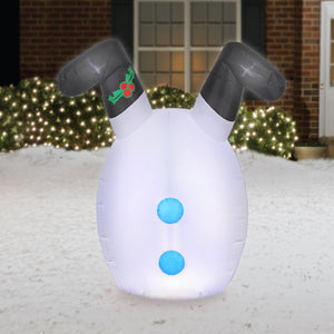 INFLATABLE SNOWMAN LEGS