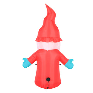 Occasions AIRFLOWZ INFLATABLE CHRISTMAS GNOME  6 FT, ft Tall, Red