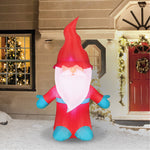 Load image into Gallery viewer, Occasions AIRFLOWZ INFLATABLE CHRISTMAS GNOME  6 FT, ft Tall, Red

