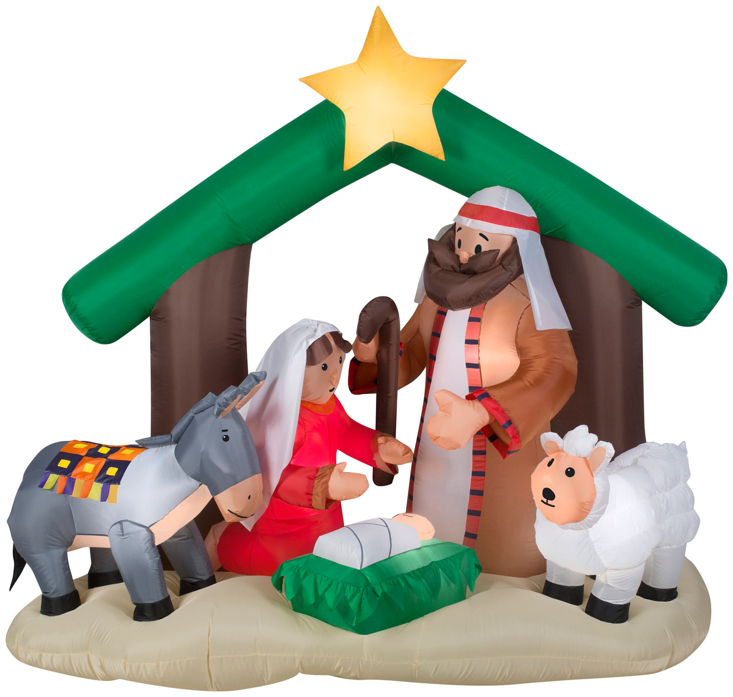 6' Holy Family Nativity Scene Christmas Inflatable
