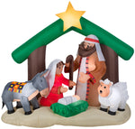 Load image into Gallery viewer, 6&#39; Airblown Holy Family Nativity Scene Christmas Inflatable
