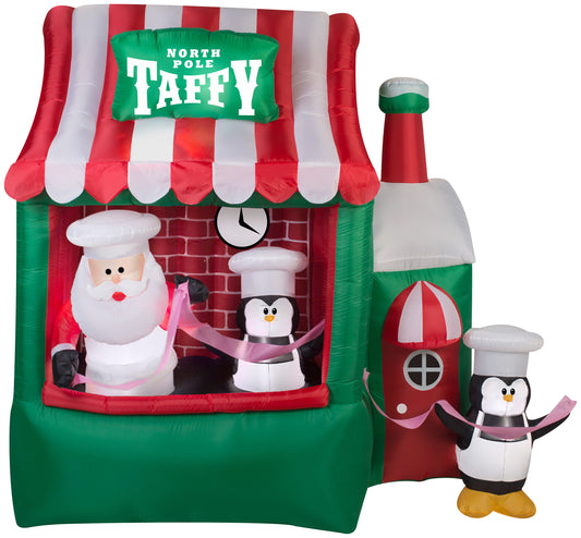 7.25' Animated North Pole Taffy Stand Christmas Inflatable