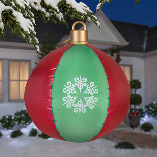 2.5' Mixed Media Hanging Ball Ornament Christmas Inflatable lifestyle