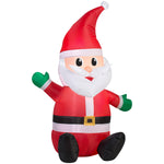 Load image into Gallery viewer, 3.5&#39; Airblown Outdoor Santa Christmas Inflatable
