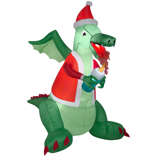 Dragon Lighting Candle Christmas Inflatable