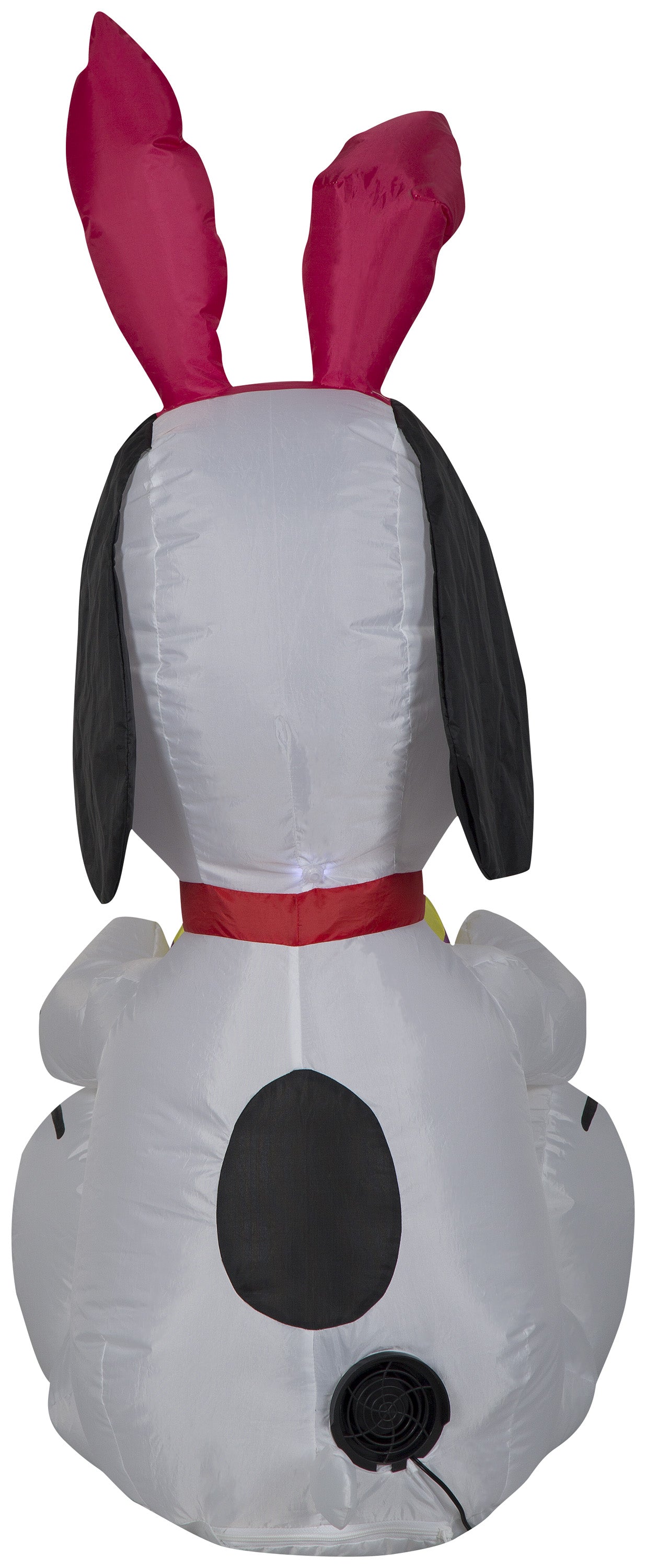 Gemmy Airblown Inflatable Snoopy with Bunny Ears and Decorated Egg, 3.5 ft Tall