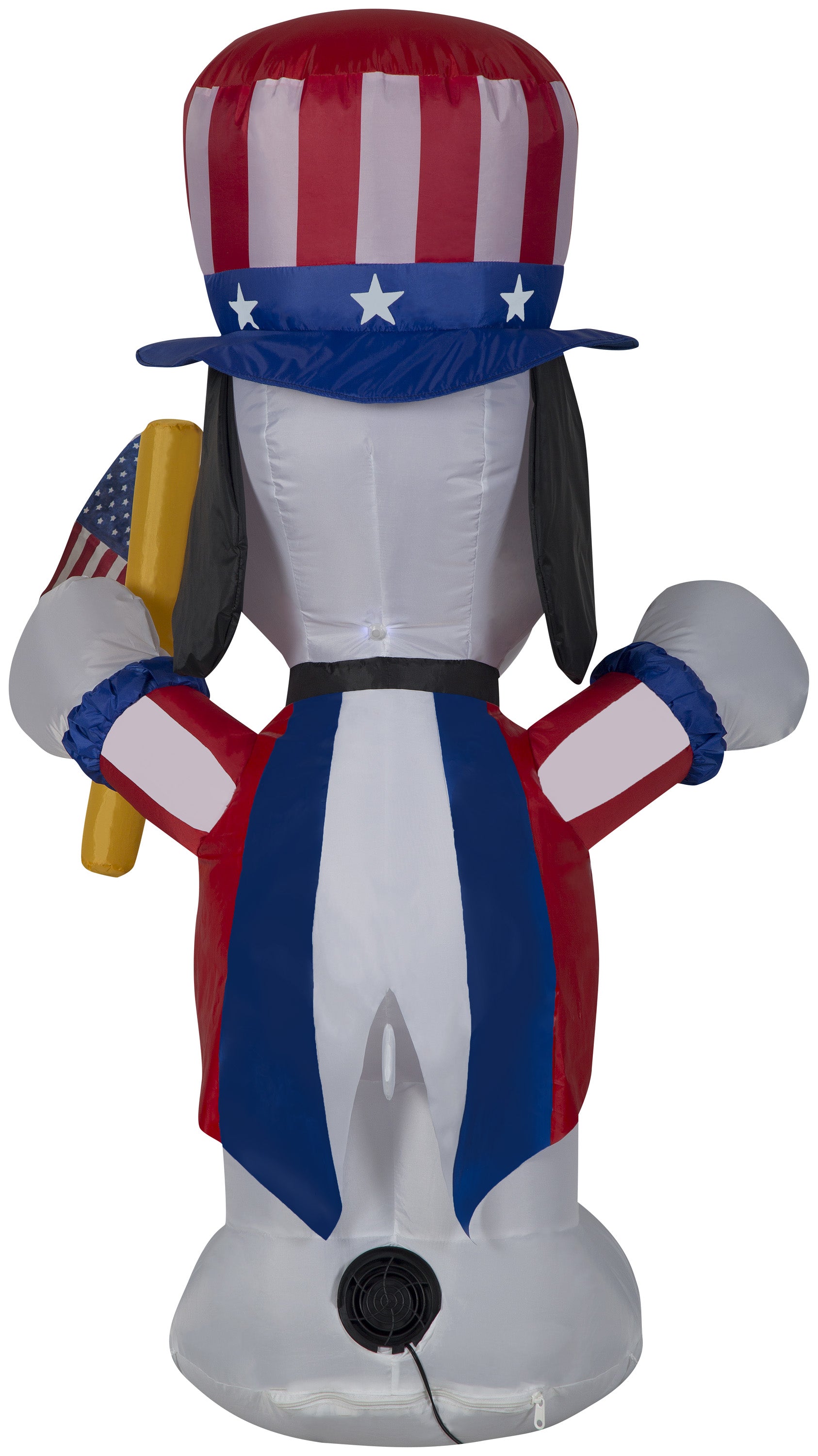 Gemmy Airblown Inflatable Patriotic Snoopy, 3.5 ft Tall