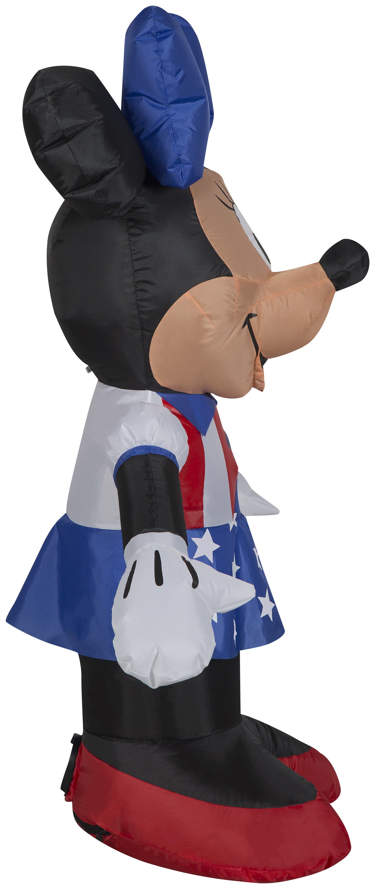 Gemmy Airblown Inflatable Patriotic Minnie Mouse, 3.5 ft Tall