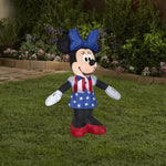 Load image into Gallery viewer, Gemmy Airblown Inflatable Patriotic Minnie Mouse, 3.5 ft Tall
