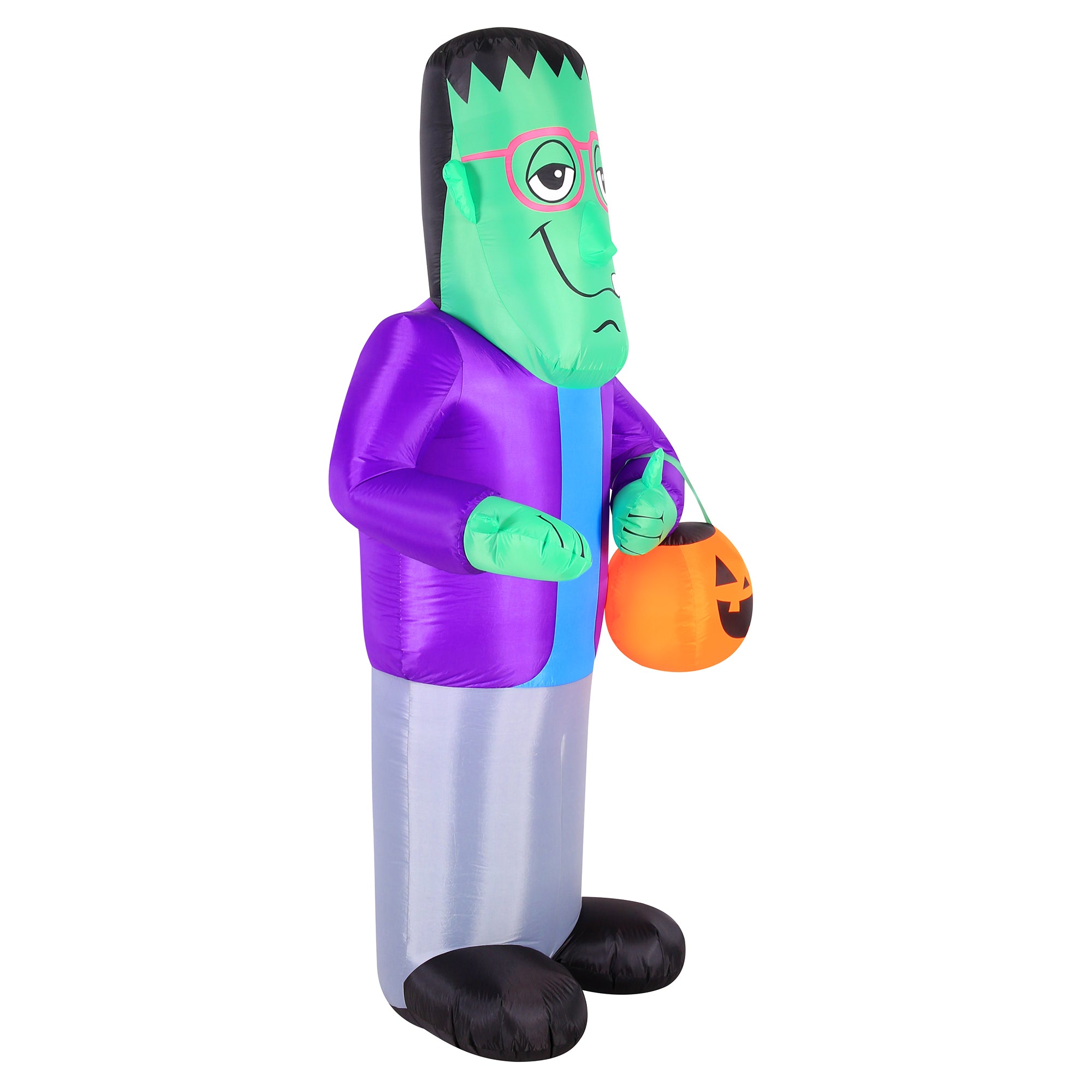 Occasions 7' INFLATABLE TRICK OR TREAT MONSTER, 7 ft Tall, Multicolored