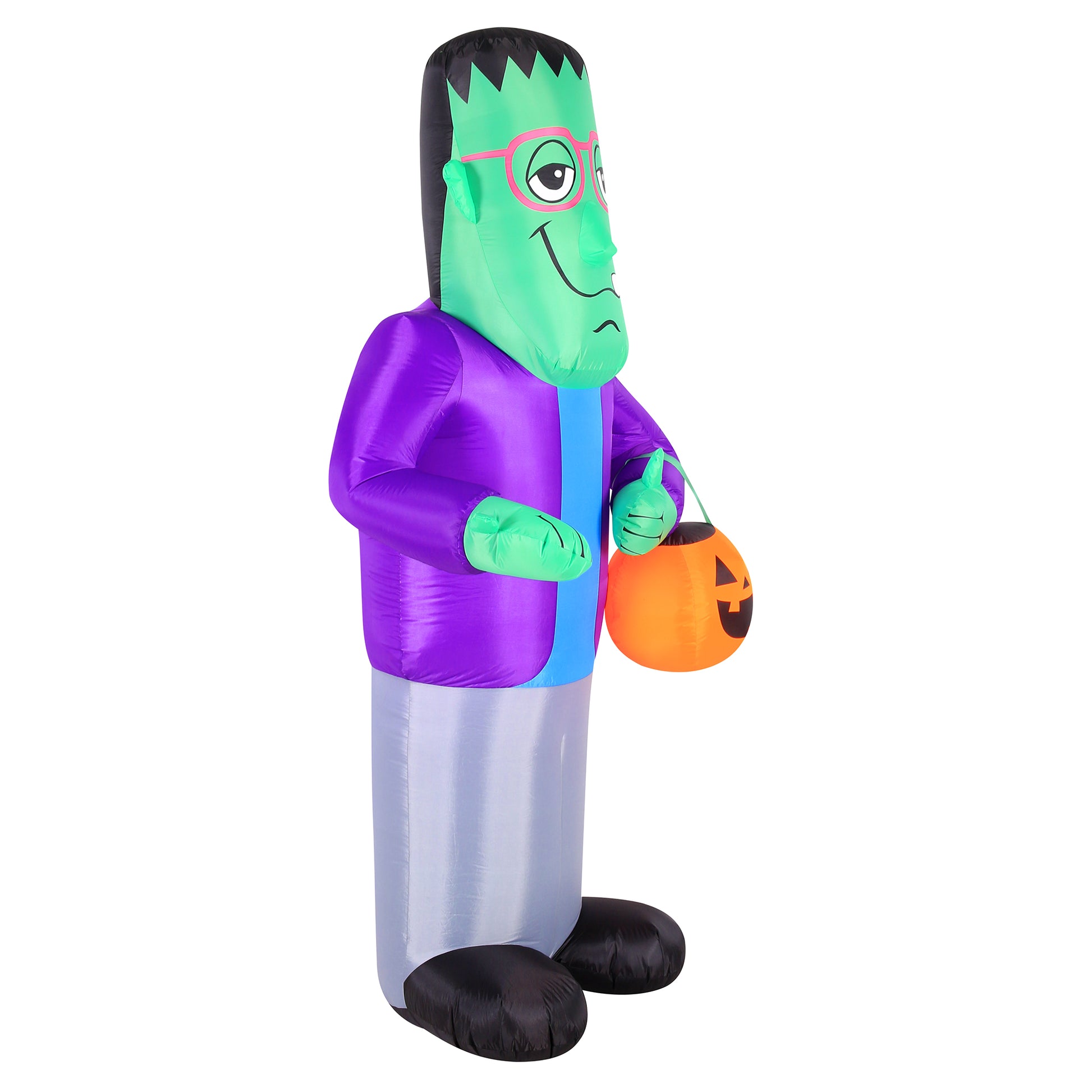 Occasions 7' INFLATABLE TRICK OR TREAT MONSTER, 7 ft Tall, Multicolored image 3