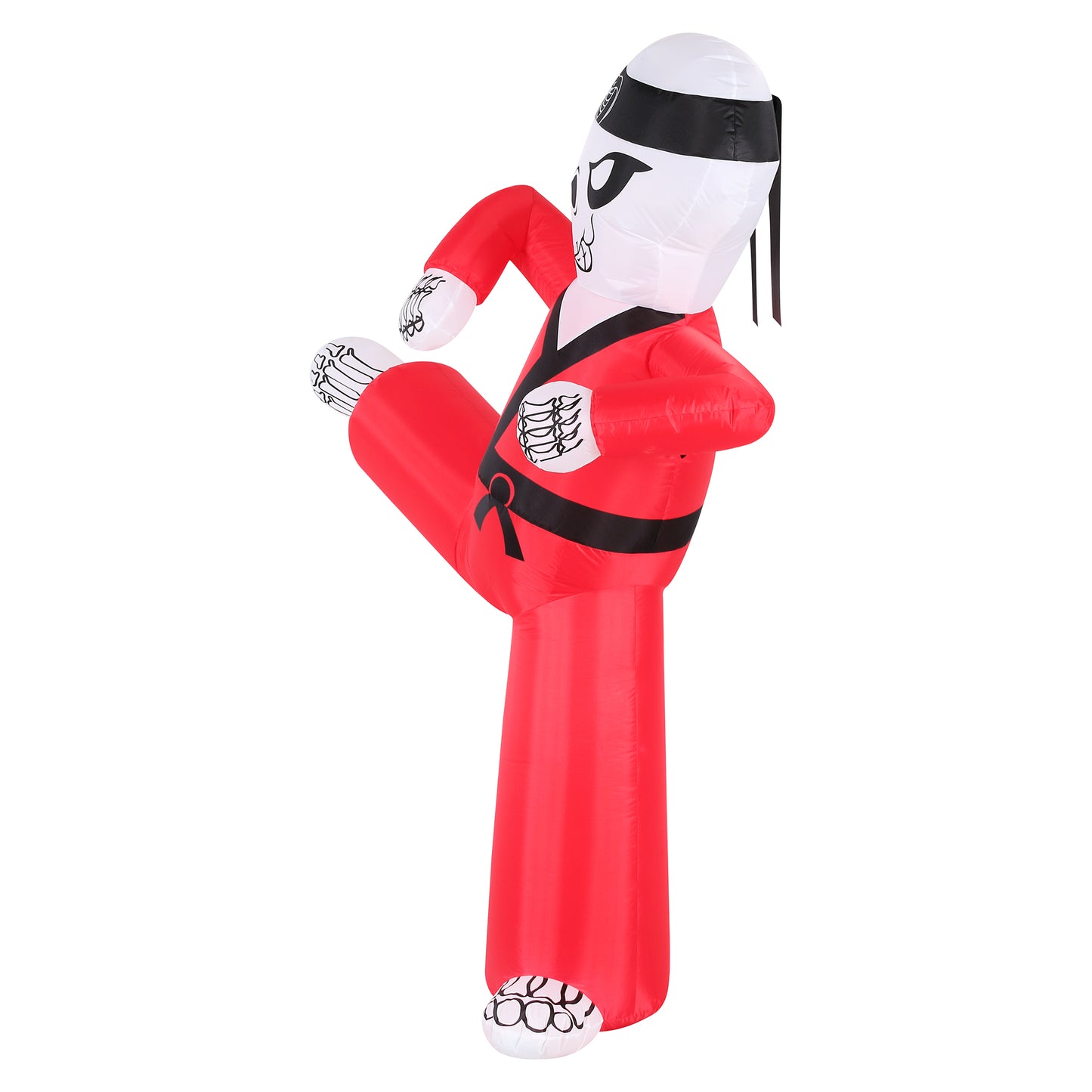 Occasions 6.5' INFLATABLE KARATE SKELETON, 6.5 ft Tall image 4