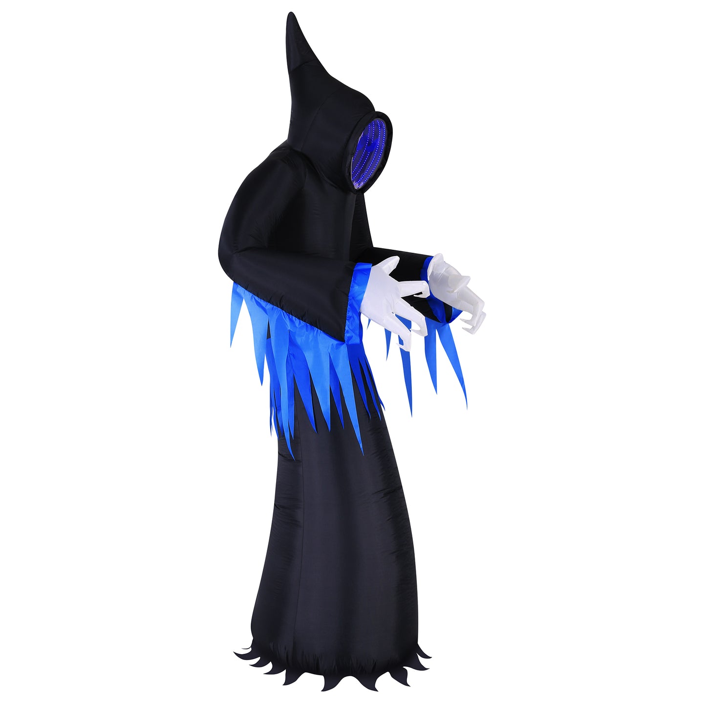 Occasions 8' INFLATABLE INFINITY MIRROR REAPER, 8 ft Tall, Multicolored image 3