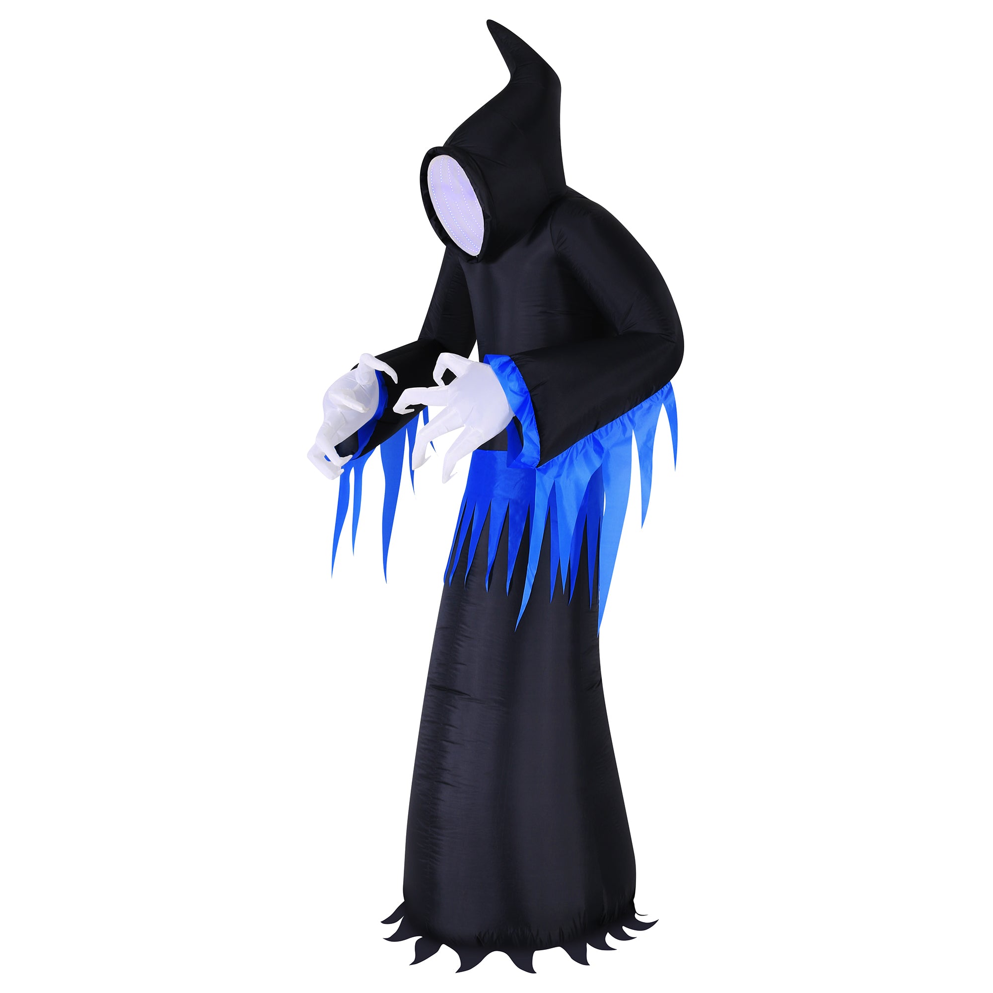 Occasions 8' INFLATABLE INFINITY MIRROR REAPER, 8 ft Tall, Multicolored