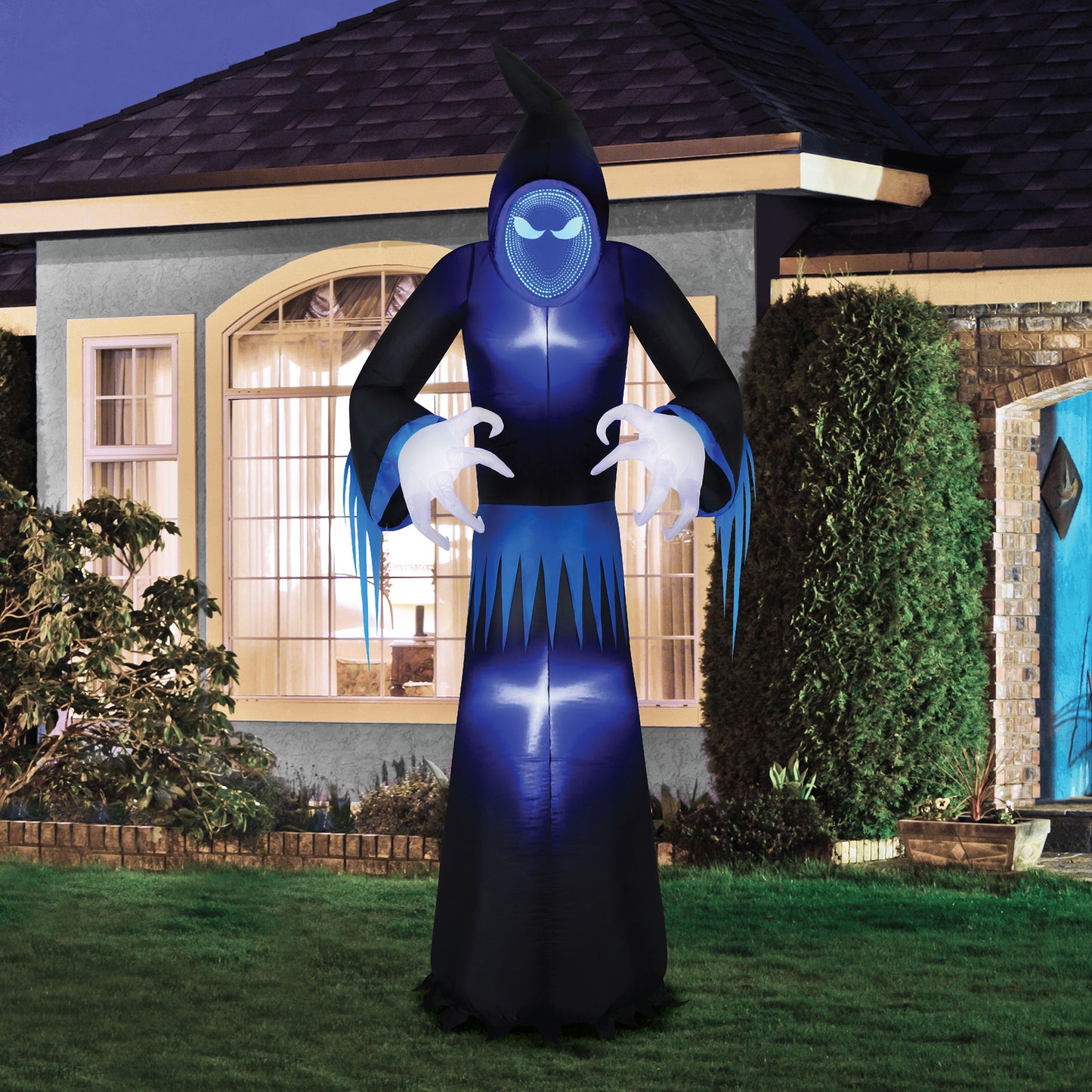 Occasions 8' INFLATABLE INFINITY MIRROR REAPER, 8 ft Tall, Multicolored lifestyle