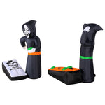 Load image into Gallery viewer, Occasions 5&#39; INFLATABLE REAPERS PLAYING CORN HOLE, 5 ft Tall, Multicolored
