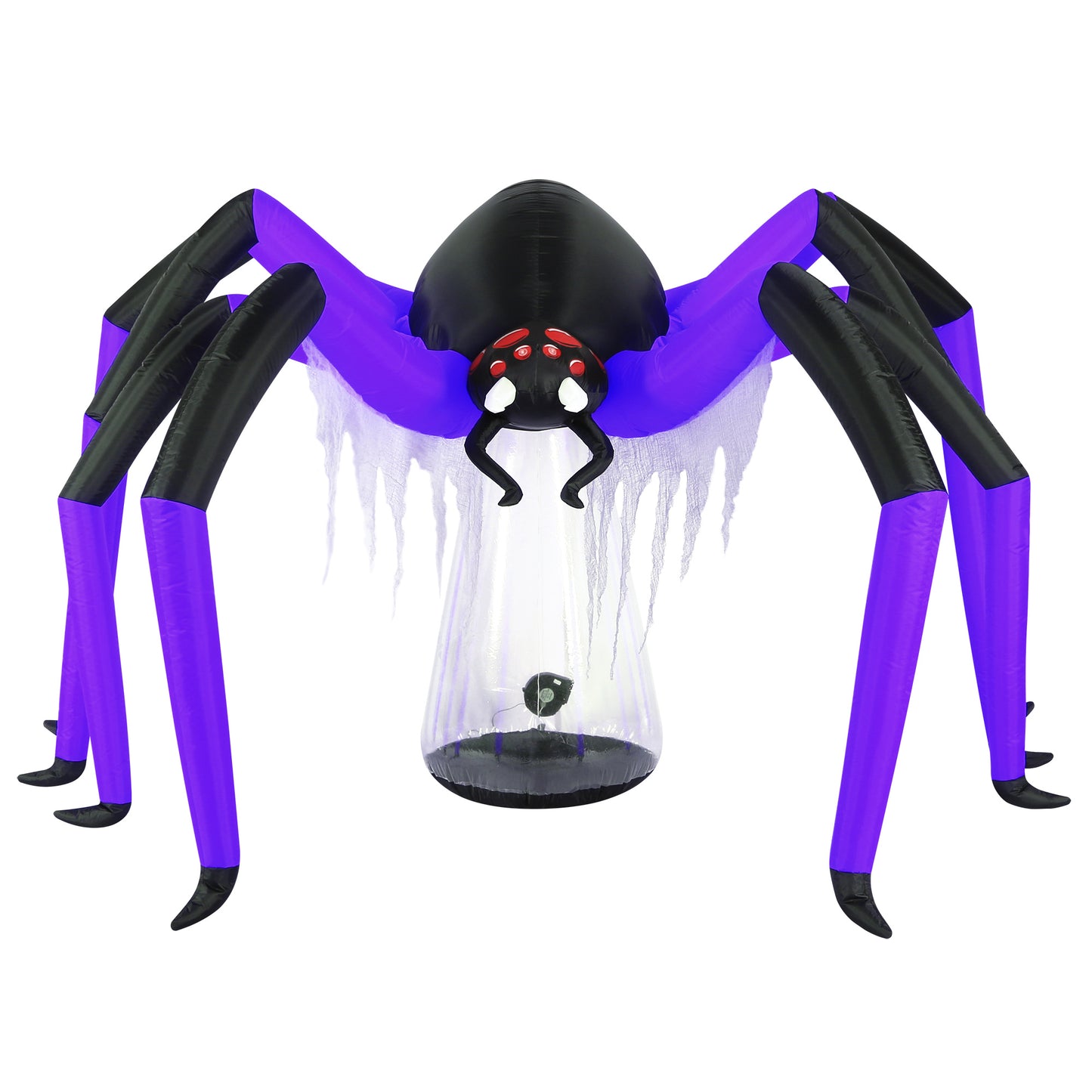 Occasions 9' INFLATABLE GIANT SPIDER, 5 ft Tall image 3