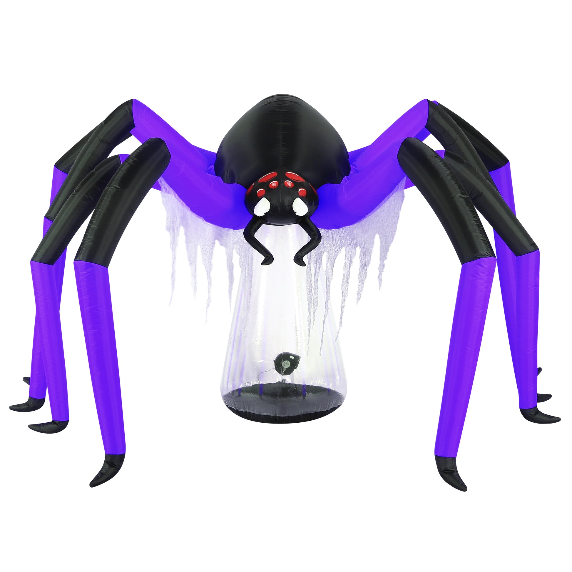 Occasions 9' INFLATABLE GIANT SPIDER, 5 ft Tall image 3