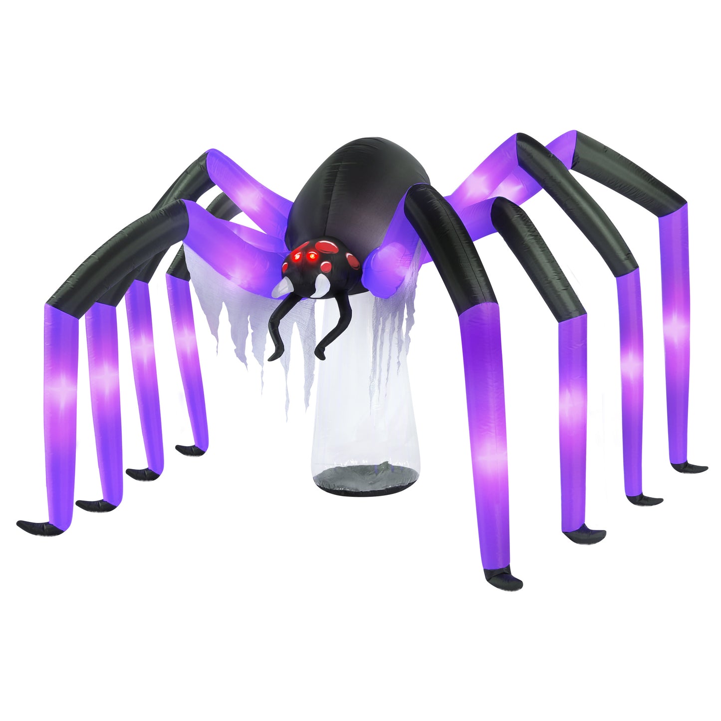 Occasions 9' INFLATABLE GIANT SPIDER, 5 ft Tall