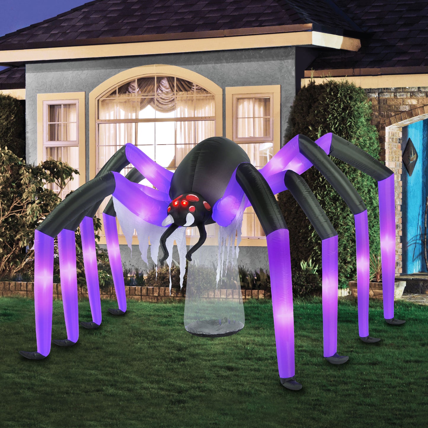 Occasions 9' INFLATABLE GIANT SPIDER, 5 ft Tall lifestyle