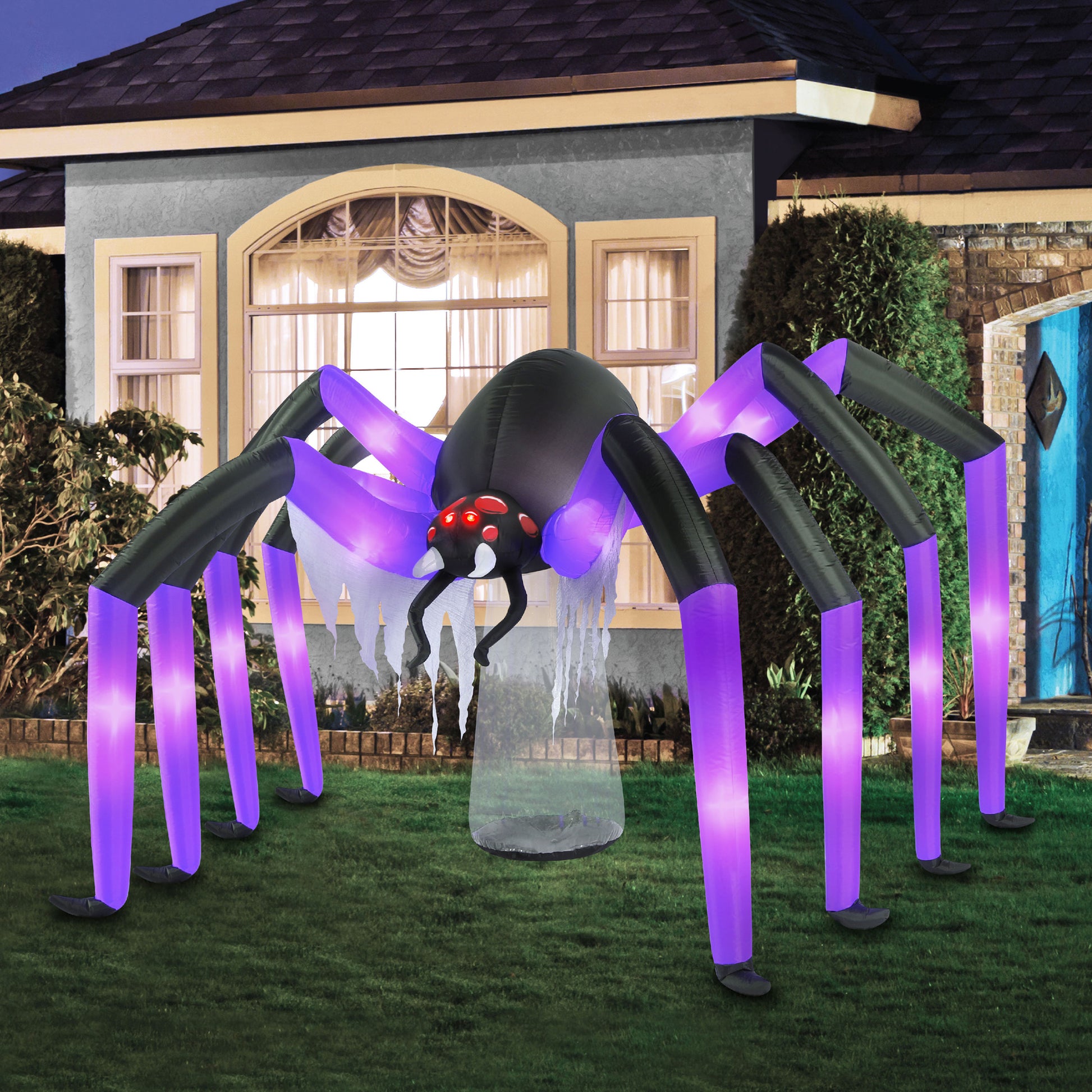 Occasions 9' INFLATABLE GIANT SPIDER, 5 ft Tall lifestyle
