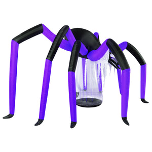 Occasions 9' INFLATABLE GIANT SPIDER, 5 ft Tall, Multicolored