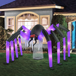 Load image into Gallery viewer, Occasions 9&#39; INFLATABLE GIANT SPIDER, 5 ft Tall, Multicolored
