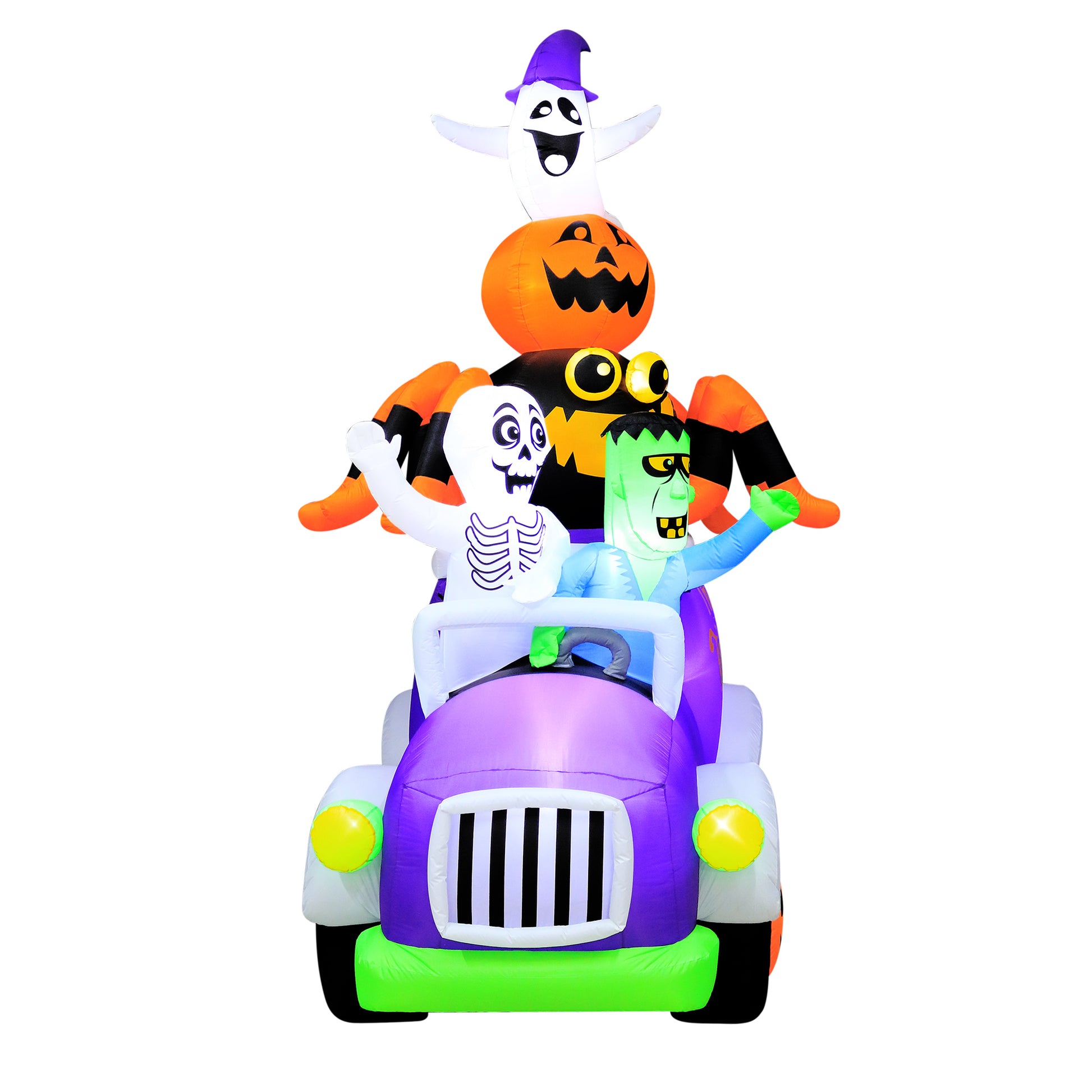 Occasions 10.5' INFLATABLE HALLOWEEN TRUCK, 10.5 ft Tall image 4