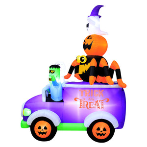 Occasions 10.5' INFLATABLE HALLOWEEN TRUCK, 10.5 ft Tall, Multicolored