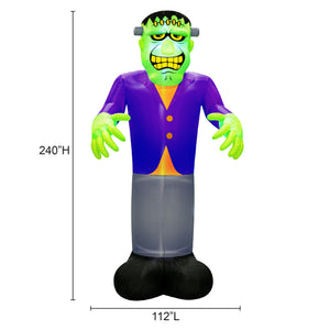 Occasions AIRFLOWZ  INFLATABLE MONSTER 20 FT, Tall, Grey