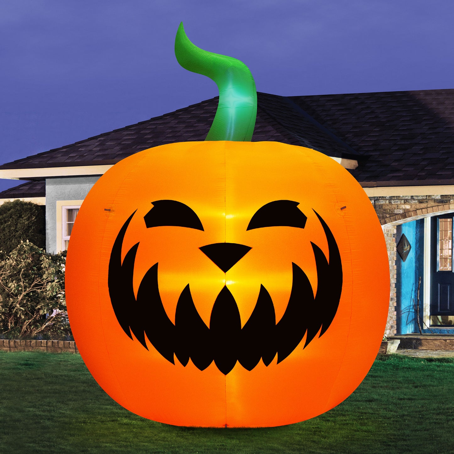 Occasions Airflowz Inflatable Colossal Pumpkin, 11.5 ft Tall lifestyle