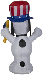 Load image into Gallery viewer, Gemmy Airblown Inflatable Patriotic Snoopy, 3.5 ft Tall
