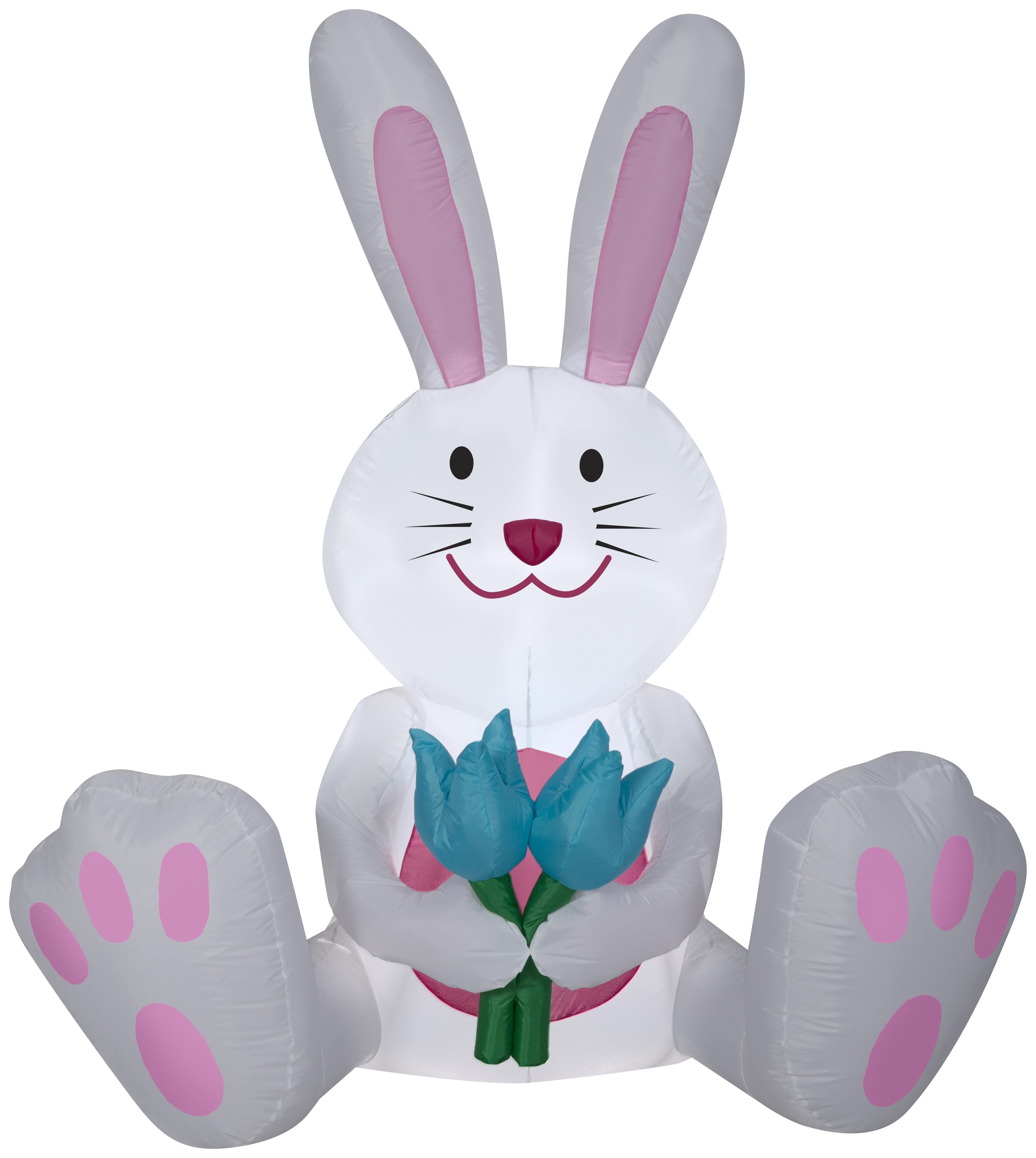 5' Airblown White Bunny Spring Inflatable