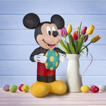 Load image into Gallery viewer, Gemmy Airdorable Airblown Easter Mickey Mouse w/Egg Disney, Black
