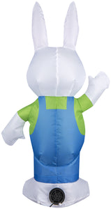 Gemmy Airdorable Airblown Easter Bunny, Multicolored