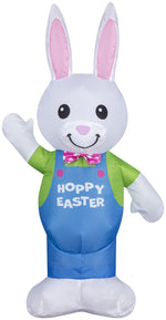 Load image into Gallery viewer, Gemmy Airdorable Airblown Easter Bunny, Multicolored
