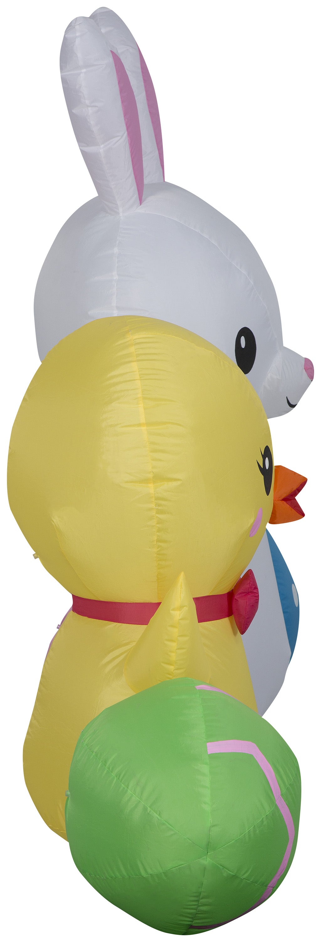 Gemmy 6.5 ft Wide Airblown Easter Collection Scene, White